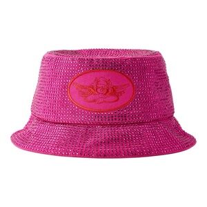 Boys Lie Pink Me L8R Rhinestone Bucket Hat